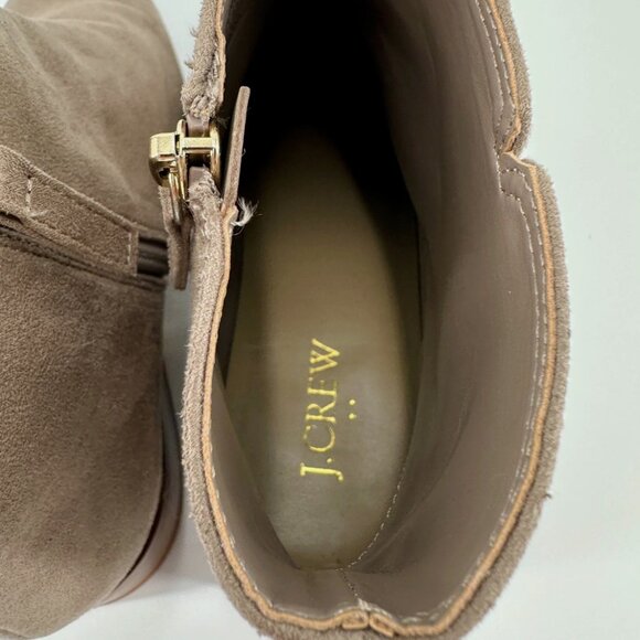J. Crew Womens Factory Sueded Flat Ankle Boots Size 6.5 - Picture 4 of 10